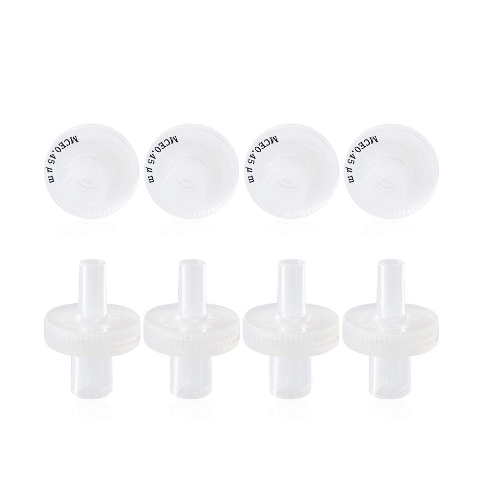 MCE (Mix Cellulose Ester) Syringe Filters Diameter 13mm Pore Size 0.45μm for Sterilizing Filtration [CASE OF 100pcs] by Allpure Biotechnology (MCE-13mm-0.45μm)