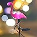 Elnsivo Flamingo Lawn Lamp Garden Decor Solar Lights Solar Yard Pink Flamingo Lights Outdoor Decorative Stake - Solar Pink Flamingo Yard Ornaments(Solar Flamingo)
