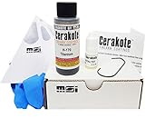 Titanium H-170 Oven Cure, MSI Ceramic Firearm Paint Bundle, includes 7 items: 45ml Ceramic Paint, Catalyst, Strainer, Gloves, Hanging hook, instructions and link to MSI instructional video.
