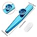 Metal Kazoo with A Beautiful Gift Box, Mini Musical Instrument for Kids And Adults (Blue)
