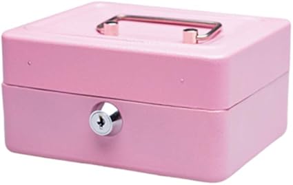 Caja de metal portátil para almacenamiento de dinero, caja ...