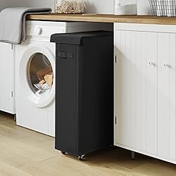 Chrislley 65L Slim Laundry Hamper with Lid Narrow