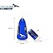 FREEHAWK 7 in 1 Outdoor Tactical Emergency Survival EDC Multitool Knife - Fine Edge Knife, Bottle Opener, Slotted Screwdriver (2 Sizes), Phillips Screwdriver, LED Flashlight and Key Ring (Blue)