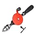Skelang Hand Drill 1/4-Inch Capacity Powerful and Speedy Manual Hand Drill With Finely Cast Steel Double Pinions Design, 3 Jaw Chucks and ABS Anti Slip Handle