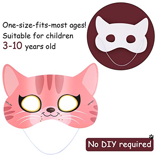 image for Blulu 16 Pieces Kitty Cat Theme Birthday Party Supplies, Halloween Cat