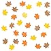 Whaline 150 Pcs Fall Gift Tags Maple Leaves Favor Paper Tags Favor with 131 Feet Natural Jute Twine for Autumn, Thanksgiving, Wedding, Craft Presents (3 Colors)