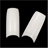 Eamee 500 WHITE French Acrylic False Artificial Tips Nail Art by BrainyDeal