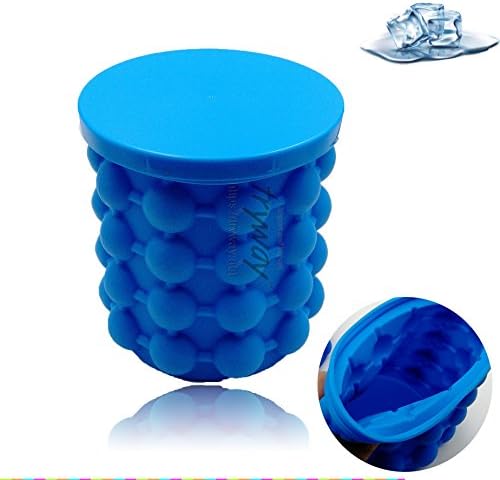 Ice Cube Maker Ice Magic Genie Bucket Kitchen Tools Maker Silicone ice Bucket Maker for Home Party Travel Cocktails Beer Whiskey Beverages