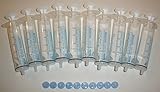 BAXA ExactaMed Oral Liquid Medication Syringe 20cc/20mL 10/PK Clear Medicine Dose Dispenser With Cap Exacta-Med BAXTER Comar Latex Free