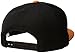 Brixton Men's Oath III Medium Profile Adjustable Snapback Hat, black/burnt orange, One Size