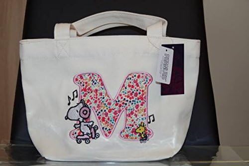 Amazon Co Jp Liberty リバティ Snoopy スヌーピー コラボ イニシャル トートバッグ M 服 ファッション小物
