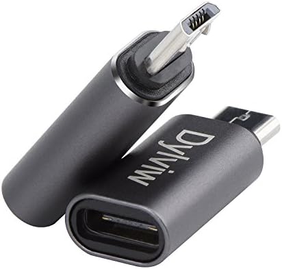 USB-C (female) OTG Adapter, Dylviw 2 pack Micro USB (male) to Type C (female) Adapter for Samsung Galaxy S7 / S7 Edge and more