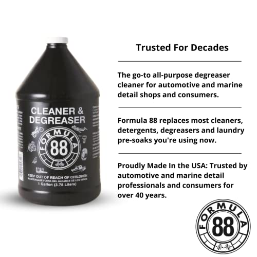 Formula 88 Cleaner & Degreaser Multi Surface Car & Marine Cleaner for