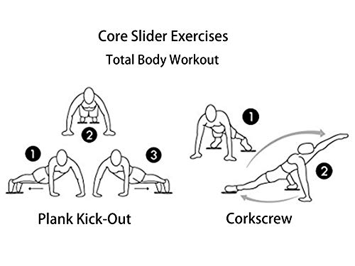 iQinQi-Exercise-Glider-Discs-Exercise-Core-Sliders-for-Working-Out-Dual-Sided-Sliding-Discs-Use-on-Hardwood-Floors-Workout-Discs-Abdominal-Total-Body-Gym-Exercise-Equipment-for-Home-Travel