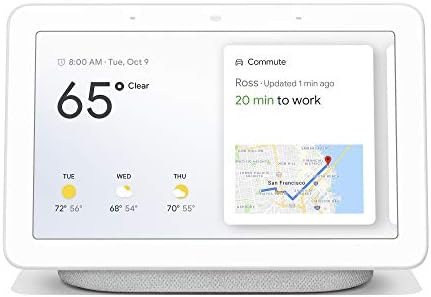 GL1234 Home Hub with Voice-Activated Assistant - 7" Smart Touchscreen (Chalk White)