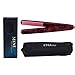 CHJPRO Mini Hair Straightener, Mini Flat Iron for Short Hair Bangs, Travel Size, with Storage Bag (Rose)