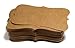 PPAPPAPPIYO Kraft Paper Blank index cards Business Cards (100) Paper 3.54inx1.96in K04- Blank