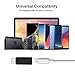 USB-C Adapter, iOS Cable (Female) to USB Type C (Male) - Data Sync and Charging Adapter for Galaxy Note 9 Pixel 3 and More (Pack of 2, Not for Earbud and Quick Charger) - Black