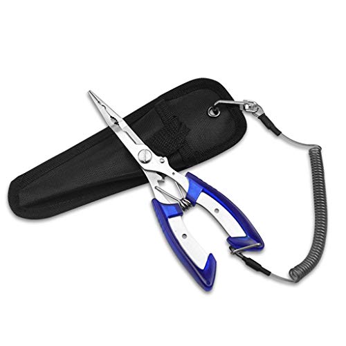 Roydoa 6,5"Angelzange Split Ring Hakenentferner Scherengriffe Angelgerät Mehrzweck Angelzange