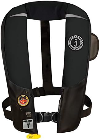 Mustang Survival Corp Inflatable PFD with HIT (Auto Hydrostatic) with Harness