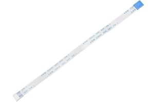 AKUYAO 12PIN 0.5mm Pitch AWM 20624 80C 60V VW-1 Flexible Flex Cable FFC FPC Flat Ribbon Wire Type B Flip Side Connector (Leng