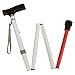 Adjustable Folding Support Cane f-t Blind 37-40-in