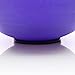 TOPFUND 8 inch A Note Crystal Singing Bowl Third Eye Chakra with Carrying Case and Suede Mallet