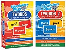 Educabulary Plus 11+ Vocabulary Cards/Flash Cards/Vocabulary Playing Card Game Twords 1 & 2® (11 Plus) Vocabulary Playing Card Games/Flash Cards *(SAVE £4.99)