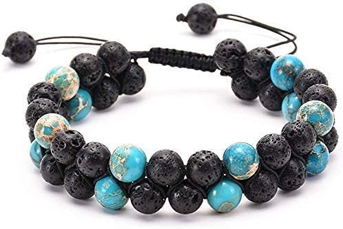 Pooja Gems 8mm Multi Colour Natural Agate Stone bracelet