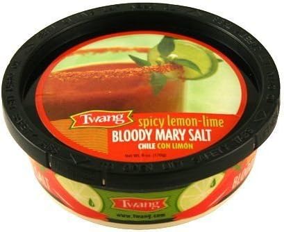 Twang Spicy Lemon Lime Bloody Mary Rimming Salt - 6 oz Tub New