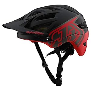 Troy Lee Designs A1 MIPS Classic Helm Black/Red 2020 Fietshelm