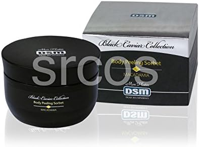 Black Caviar and Macadamia Body Peeling Sorbet 250ml/8.45oz DSM Black Caviar Collection