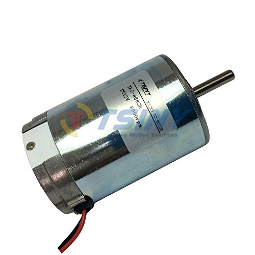 TSINY 44mm Diameter Miniature High Torque 12 Volt 8000 RPM Electric Small DC Motor