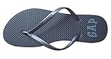 GAP Women Flip Flops Beach Slippers (10, Silver)