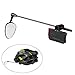 Bike Helmet Mirror, PChero 360 Degree Adjustable Bicycle Cycling Rear View Mirror with Velcro for All Size Helmet