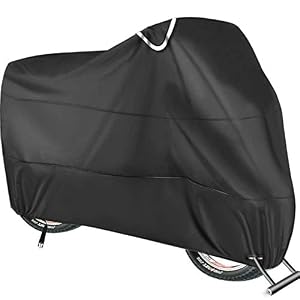 ODSPTER Bike Cover, Bike Covers for Outside Storage – 210D Nylon with Pu Coating Outdoor Waterproof Bicycle Cover for 2…