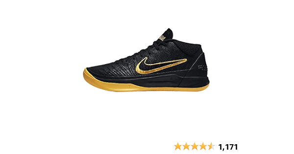 Amazon.com: Nike Zapatos de baloncesto Kobe AD para hombre, Negro/Dorado  Universitario, 11 : Ropa, Zapatos y Joyería