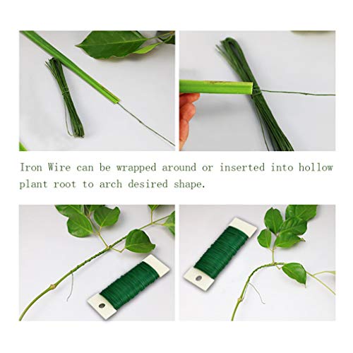 TIMESETL 8 Pack Floral Arrangement Tools Kit Include Wire Cutter, 3 Pack 26 Gauge Floral Stem Wire, 22 Gauge Floral Wire and 3 Roll Floral Tapes for Bouquet Stem Wrap Florist