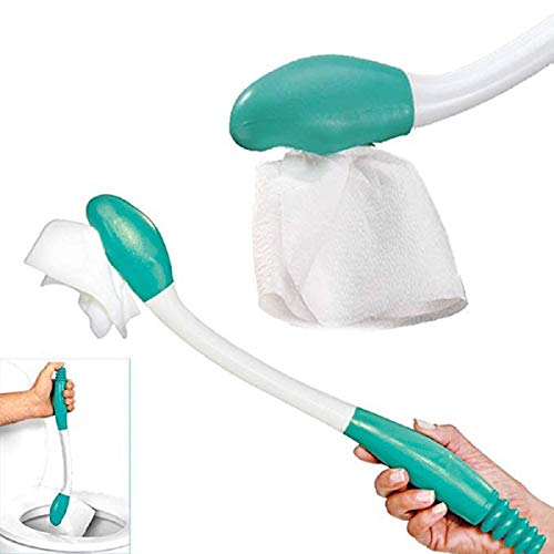 Extended Wiper, Putars Bottom Bum Wiper Toilet Incontinence Aid Obese Elderly Disability for Individuals Older Recovering from Surgeries or Suffering from Back Injuries