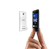 Cectdigi&reg; 2.2 Touch Screen Mini Ultra-thin Mobile Phone Android Smart Phone Guinness Smallest Android GPS Wifi - (White with Black)