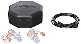 SureFire EP5 Sonic Defenders Max Full-Block Earplugs, triple flanged design, reusable, Clear, Small