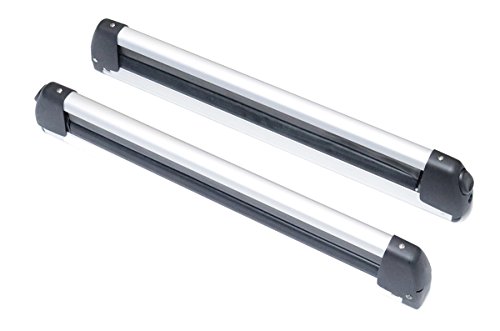 TMB Motorsports Universal Ski Snowboard Carrier Rack Pair fits Most Vehicles Equipped with Cross Bars