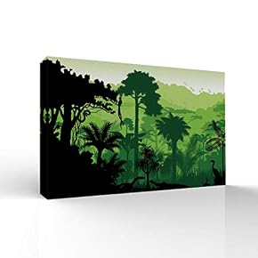 Quiet Tropical Forest Home Artwork for Living Room Bedroom