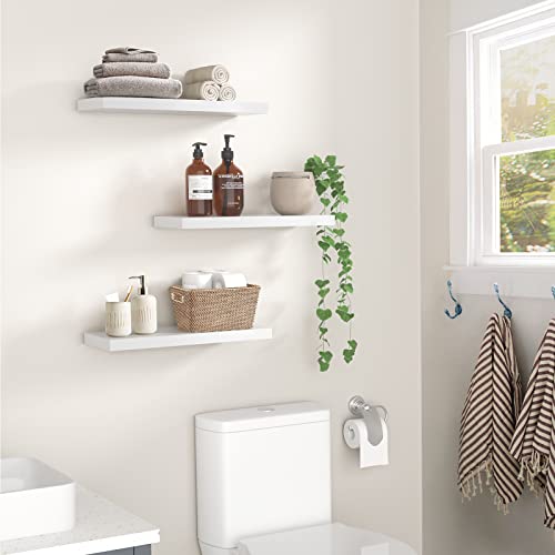 AMADA HOMEFURNISHING Floating Shelves, Wall Shelves for Bathroom/Living