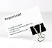 Buttonsmith Custom Basic Black Premium Printed Business Cards - 3.5
