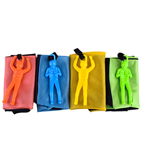 ❤Ywoow❤ Parachute Toy Tangle Free Throwing Man Soldier Figures Hand Throw Soldiers Play Children's Flying Inflatable Toys Skydiver Sport Outdoor for Kids New Year Gift Toddlers Girls Boys