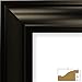 Craig Frames 21834700BK 11 by 14-Inch Picture Frame, Smooth Wrap Finish, 2-Inch Wide, Black