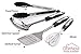 Stainless Steel Kitchen Utensil Set - 7 Cooking Utensils - Nonstick Kitchen Utensils Cookware Set with Spatula & Serving Spoons - Best Gadgets with Hooks for Holder and recipes e book (set de cocina)