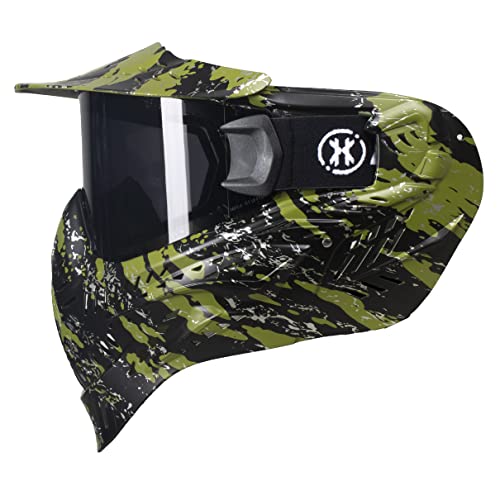 thumbnail image 2 of HK Army HSTL Paintball & Airsoft Goggle Mask – Anti-Fog Thermal Lens (Fracture Black/Olive/Smoke) 2 of 14
