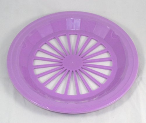 Plastic Paper Plate Holders, Set of 4 (Lavender)